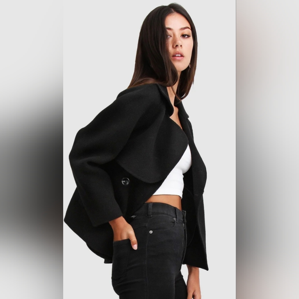 Wool Blend Pea Coat